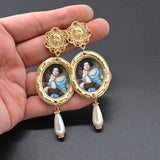 2019 Vintage Baroque Exaggerate Drop Earrings