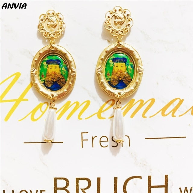 2019 Vintage Baroque Exaggerate Drop Earrings