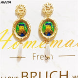 2019 Vintage Baroque Exaggerate Drop Earrings