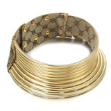 Liffly African Necklace Women Gold Color