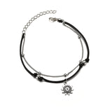 Layered Anklets Women Heart Gold Ankle Bracelet