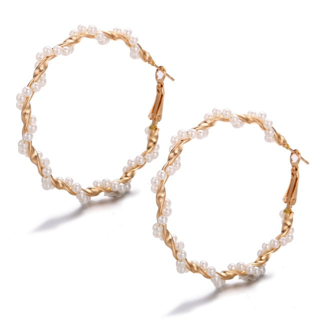 2019 New Fashion Exaggerated Gold Silver Color