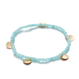 Bohemian Ocean Wave Whale Tail Anklet