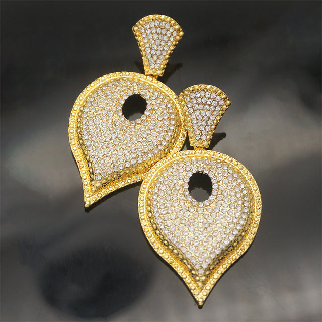 COPPER gold earrings pendant jewelry
