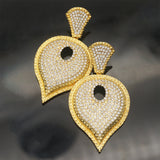 COPPER gold earrings pendant jewelry