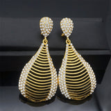 COPPER gold earrings pendant jewelry