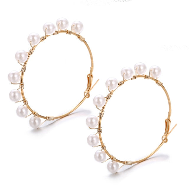 2019 New Fashion Exaggerated Gold Silver Color