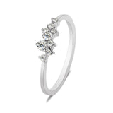Gold Crystal Ring for Women Luxury