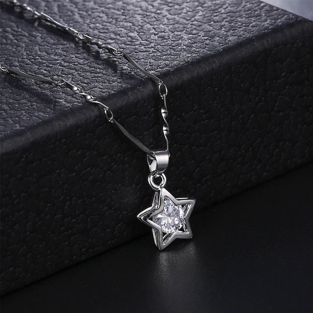 Fashion Trendy Transparent Fishing Line Silver