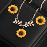 Fashionable Simple Sunflower Pendant