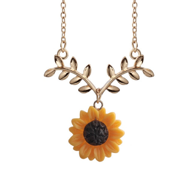 Fashionable Simple Sunflower Pendant