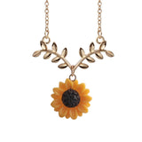 Fashionable Simple Sunflower Pendant