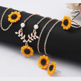 Fashionable Simple Sunflower Pendant
