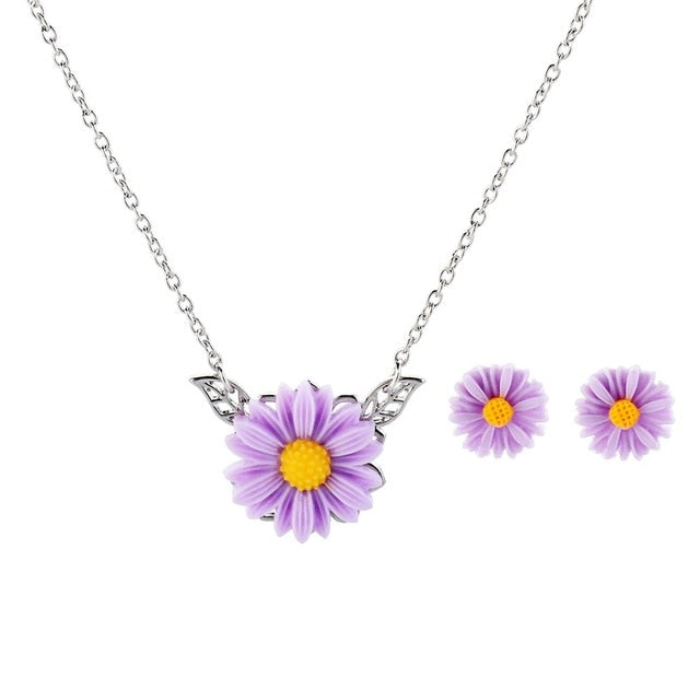Fashionable Simple Sunflower Pendant