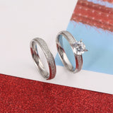 Engagement Ring 2 Pcs