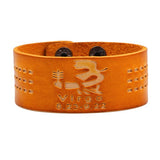 Retro 12 Constellations Bracelet Orange